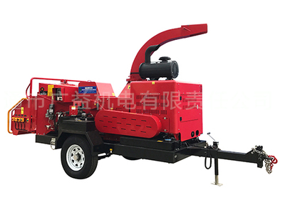 GYFS-400Q Traction wheel chassis tree (branch) slicer/crusher